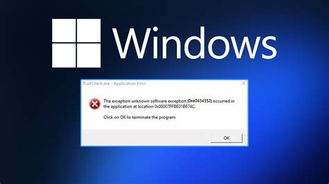 App crashing with exception code 0xe0434352 .